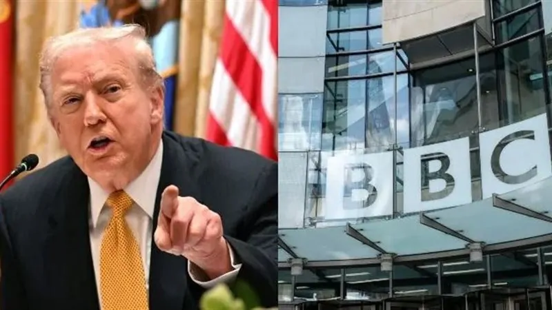 فاتورة الـ 10 مليارات دولار ترامب يفتح النار علىBBC ويتوعد مديرها الجديد بـ درس لن ينسى 3 ترامب يهاجم بي بي سي