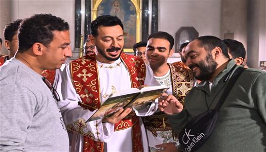 بالصور التزام الفنان مصطفى شعبان وتدقيقه في أصغر التفاصيل تفاصيل شخصية جورج في مسلسل درش رمضان 2026 2 الفنان مصطفى شعبان