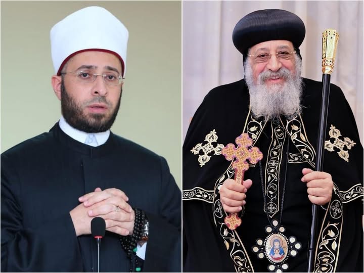 دعماً لقيم المحبة والتسامح البابا تواضروس الثاني يهنئ شيخ الأزهر ووزير الأوقاف ومفتي الجمهورية بعيد الفطر المبارك 3 البابا يهنئ وزير الأوقاف