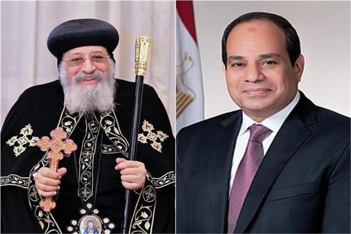 البابا تواضروس الثاني يهنئ الرئيس السيسي بحلول عيد الفطر المبارك 4 البابا تواضروس يهنئ الرئيس السيسي بحلول عيد الفطر