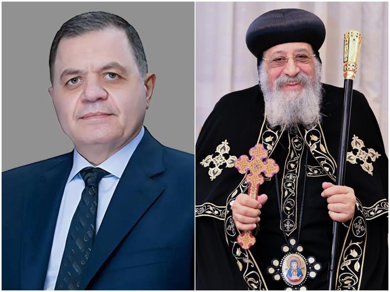البابا تواضروس الثاني يهنئ الرئيس السيسي بحلول عيد الفطر المبارك 3 البابا تواضروس الثاني يهنئ وزير الداخلية بعيد الفطر
