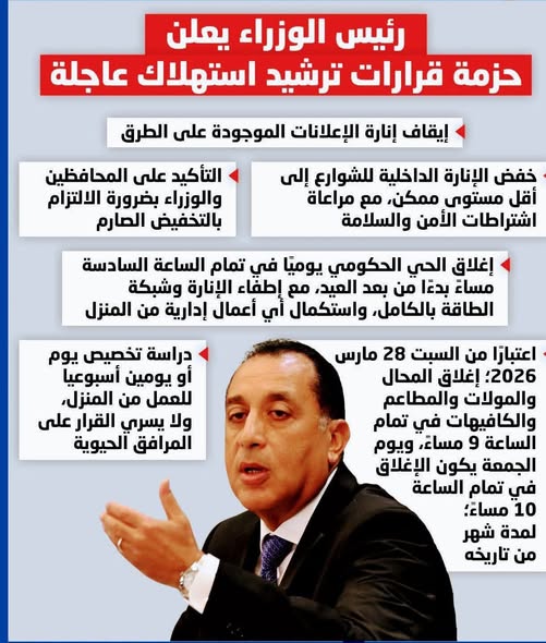 إغلاق المحلات والمطاعم يبدأ اليوم الساعة 9 مساءً تعرف على الفئات المستثناة من هذا القرار 3 قرارات الحكومة عقب الاجتماع الأسبوعي