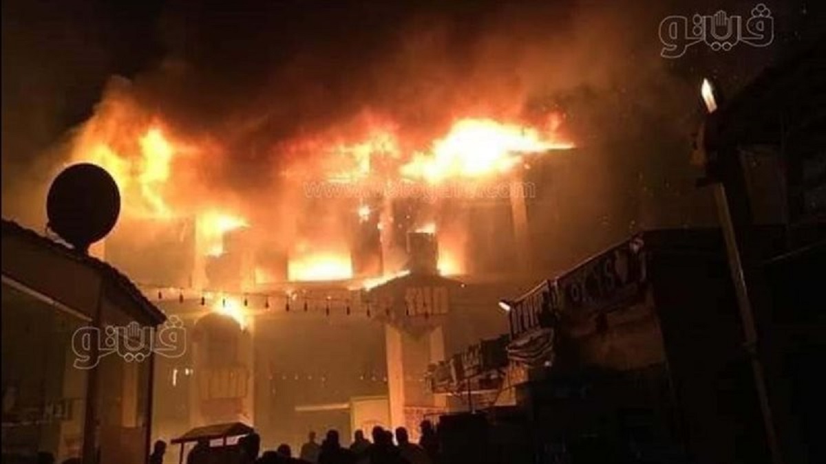 الحصيلة النهائية لضحايا حريق مول تجاري بمدينة دمياط الجديدة 3 وفيات و32 مصابا 2 حريق مول تجاري
