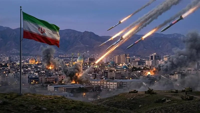 الصواريخ الانشطرية تضرب العمق الإسرائيلي وتشعل الحرائق في مجمع السكك الحديدية 4 صواريخ $MIRV$