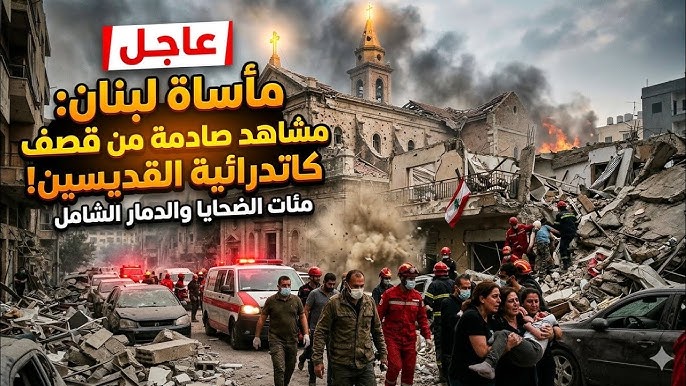 هل لحق الدمار كاتدرائية القديسين بطرس وبولس في بيروت 2 محيط كاتدرائية القديسين بطرس وبولس في بيروت