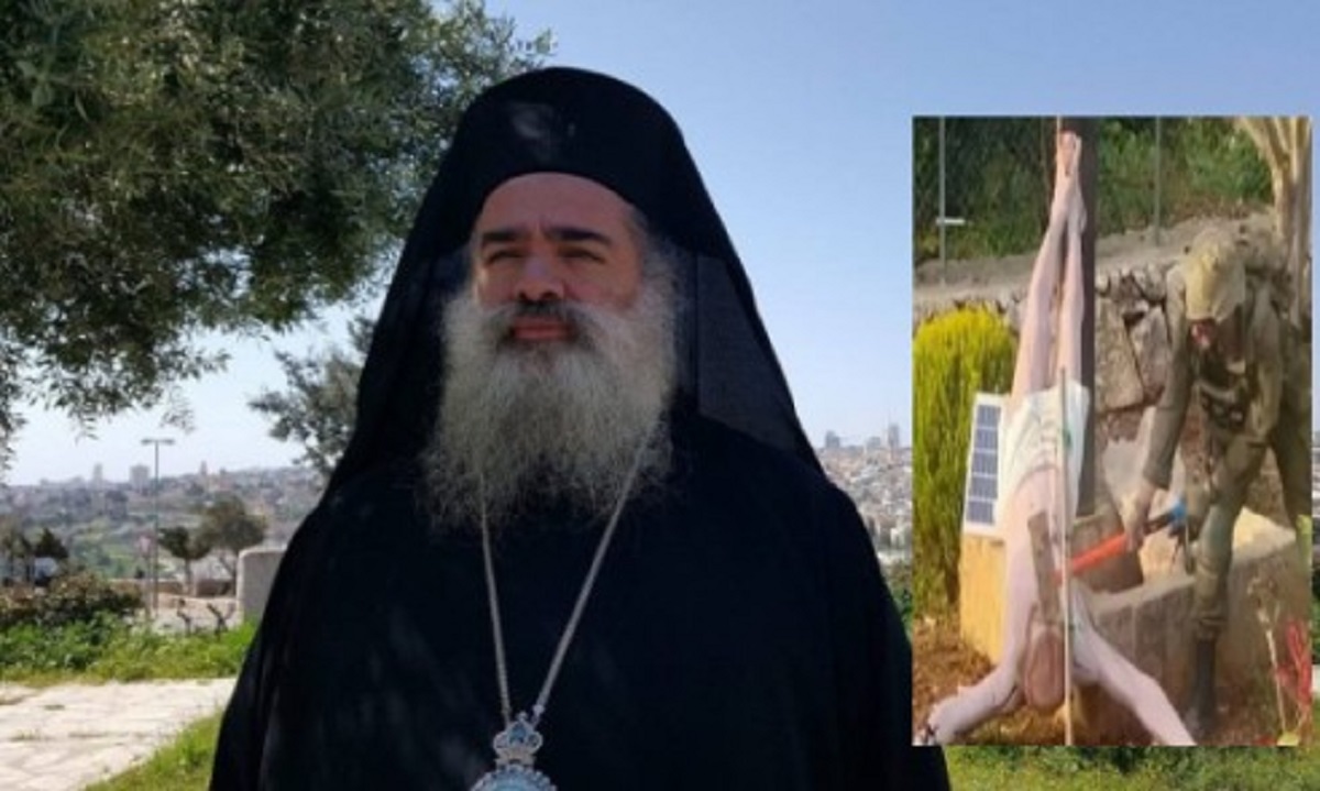 تعليق المطران عطاالله حنا على واقعة التعدي على الصليب بجنوب لبنان تعيد إلى الأذهان ما حدث مع السيد المسيح 4 المطران عطاالله حنا على حادثة التعدي على الصليب