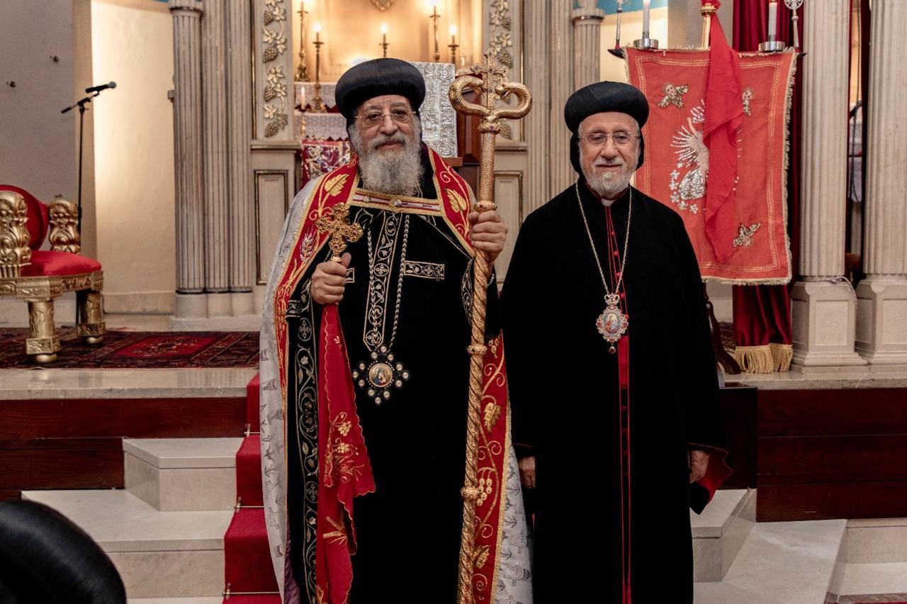 بالصور تفاصيل زيارة البابا تواضروس الثاني للنائب البطريركي للسريان الأرثوذكس باسطنبول 6 641539358 10164567380024407 6633860354525219715 n 831