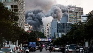 هل لحق الدمار كاتدرائية القديسين بطرس وبولس في بيروت 4 محيط كاتدرائية القديسين بطرس وبولس في بيروت