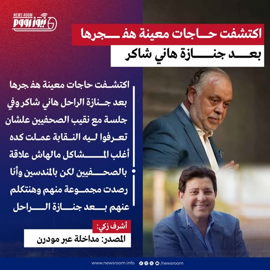 نقيب المهن التمثيلية محضّر مفاجأة بعد جنازة هاني أنا حطيت إيدي على العيال دي بيعملوا تريندات على جثثنا 4 نقيب المهن التمثيلية