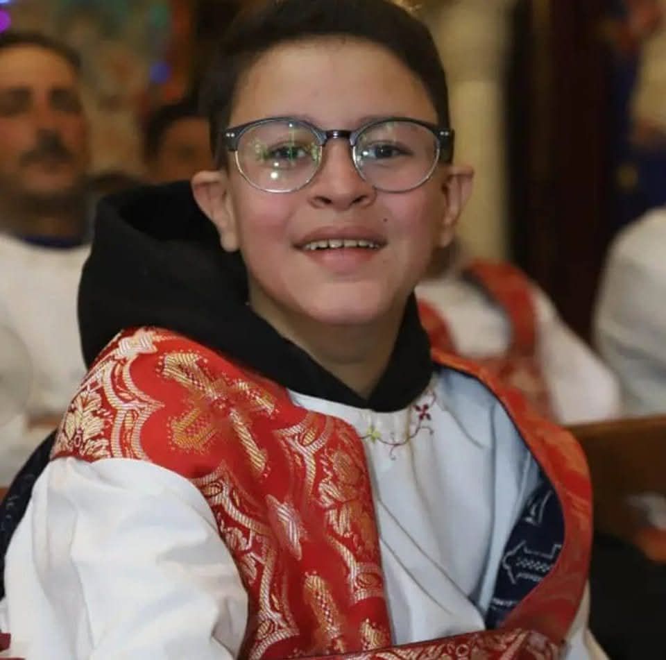 رحيل الطفل الملاك ماريو مجدي المرنم بفريق قيثارة كيدز والأنبا موسي ينعيه وحزن كبير داخل أسقفية الشباب 2 رحيل الطفل الملاك ماريو مجدي