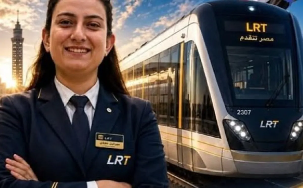 مهرائيل مجدي أول سائقة قطار كهربائي خفيف في مصر علامة فارقة في مسيرة تمكين المرأة المصرية 4 مهرائيل مجدي أول سائقة قطار كهربائي