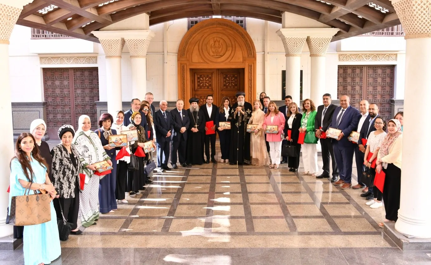 بالصور استقبال البابا تواضروس الثاني وفدًا روسيًا في المقر البابوي بالقاهرة 4 استقبال البابا تواضروس الثاني وفدًا روسيًا