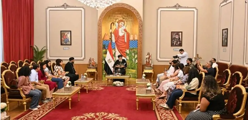 حين تلتقي المحبة بالعمل البابا تواضروس يستقبل سفراء العطاء من أمريكا في قلب القاهرة 2 لقاء البابا تواضروس