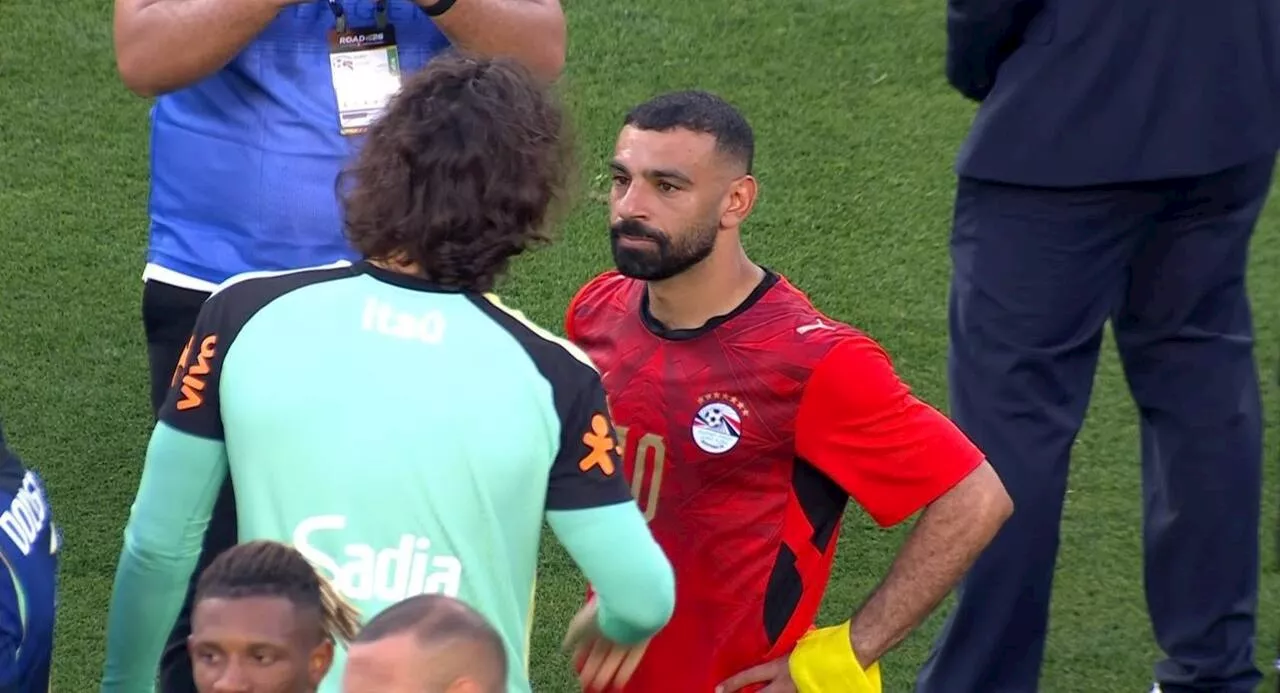 لماذا غاب النجم محمد صلاح عن المشاركة الاساسية مع المنتخب المصري ضد البرازيل 4 المنتخب المصري ضد البرازيل1