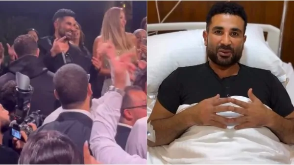 الفنان أحمد سعد يعلن عن موقف إنساني لتامر حسني معه بعد حادث السير الذى تعرض له مؤخرًا 3 ظهور الفنان أحمد سعد،في زفاف ابن ريم مصطفى