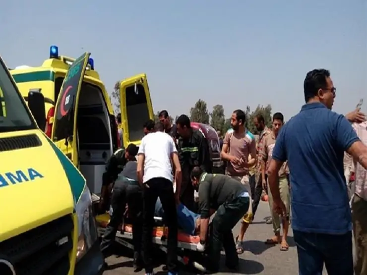 تفاصيل واقعة رحلة الكنيسة انقلب الميكروباص في بني سويف عقب وفاة سيدة وأصابة 10 أشخاص 3 واقعة رحلة الكنيسة انقلب الميكروباص في بني سويف