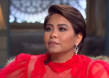 ظهور صادم للفنانه شيرين عبد الوهاب بملامح زيادة بالوزن