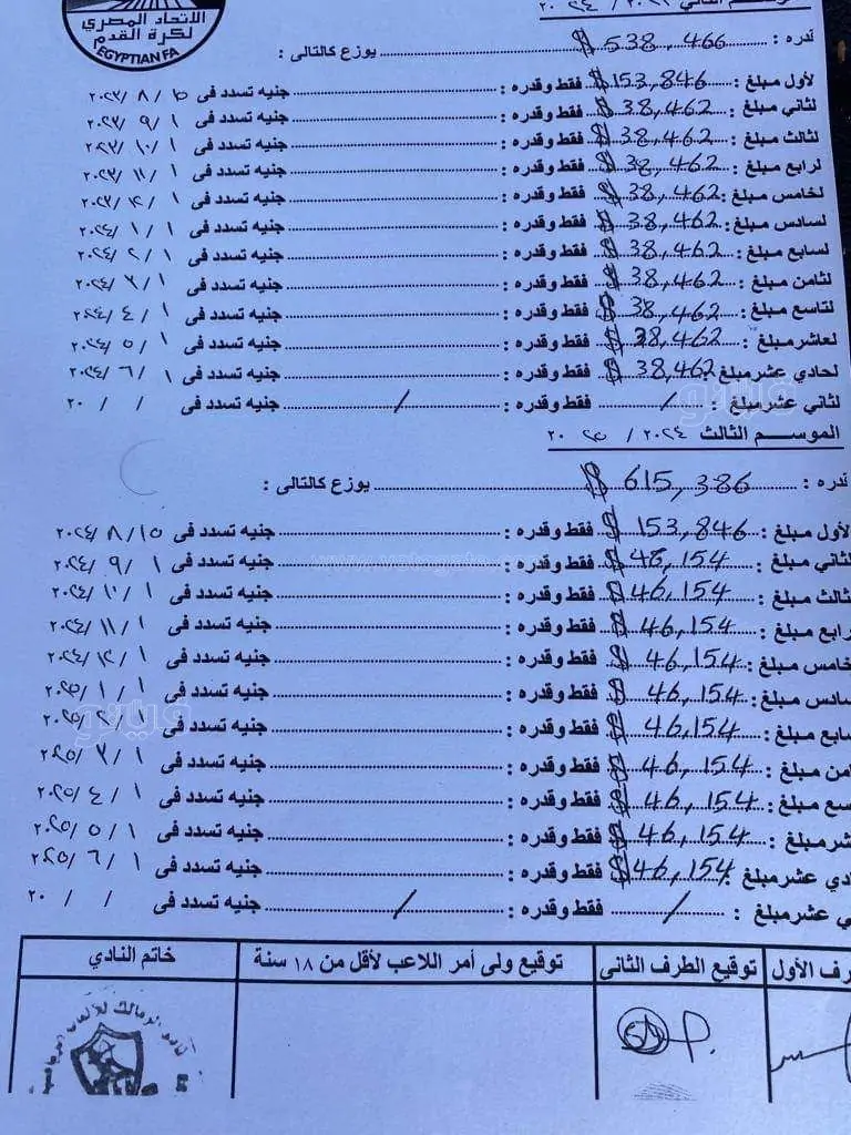 بعد تسريبه رقم خيالي في عقد سامسون أكينيولا مع الزمالك 5 708