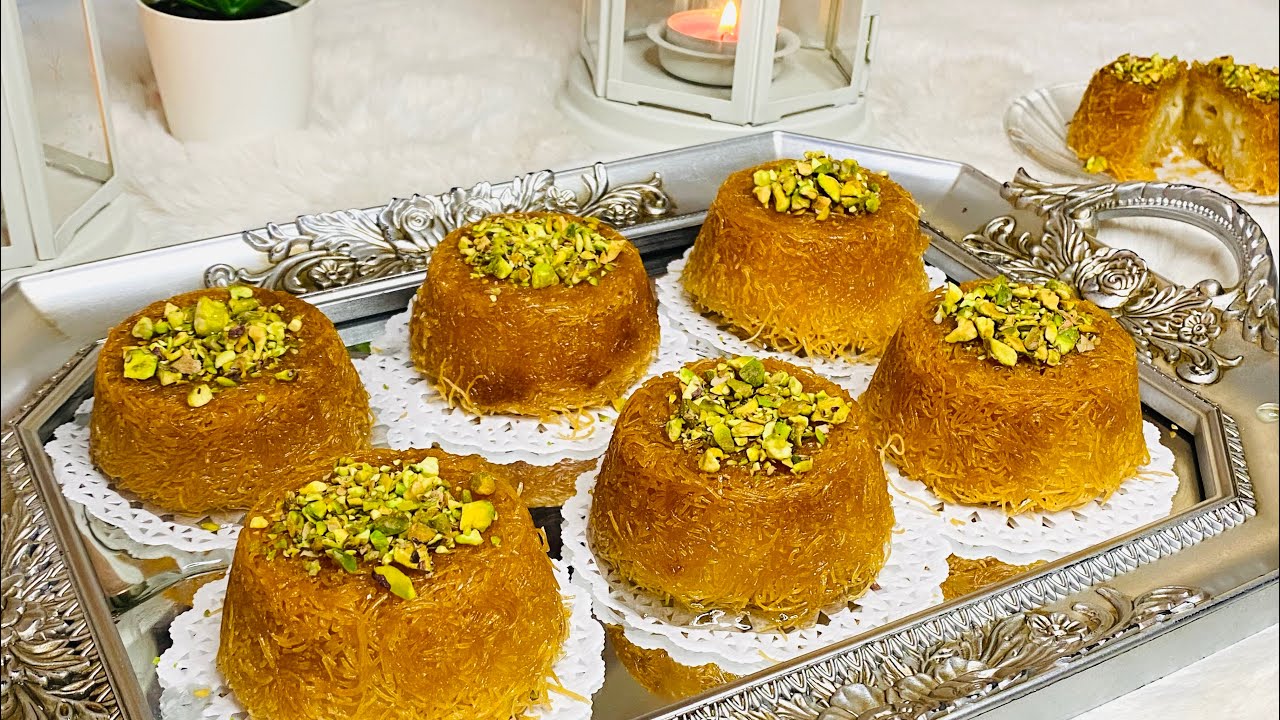 خطوات عمل الكنافة بالمانجو طرية وزي المحلات 4 konafa l
