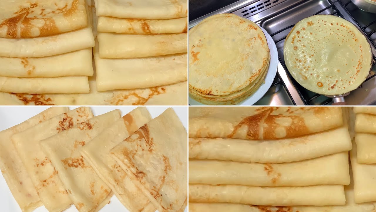 أوفر وأحلى من الجاهز أعملي عيش الكريب بخطوات سهلة وبسيطة 3 عمل عيش الكريب