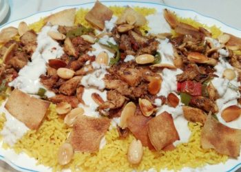 فتة الشاورما السوري 3 خطوات لعمل الطريقة زي بتاعت المحلات