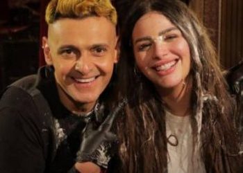 شاهد الفنانة هنادي مهنا تضرب رامز جلال بعد مقلب الغسالة