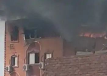بالصور تفاصيل حريق في كنيسة العذراء والأنبا إبرام بالزاوية الحمراء