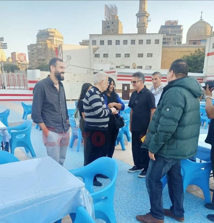اول ظهورلـ مدرب الزمالك اوسوريو بصحبة مرتضى منصور داخل النادي 2 اول ظهورلـ مدرب الزمالك اوسوريو