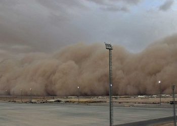 الأرصاد الجوية تحذر من عاصفة ترابية