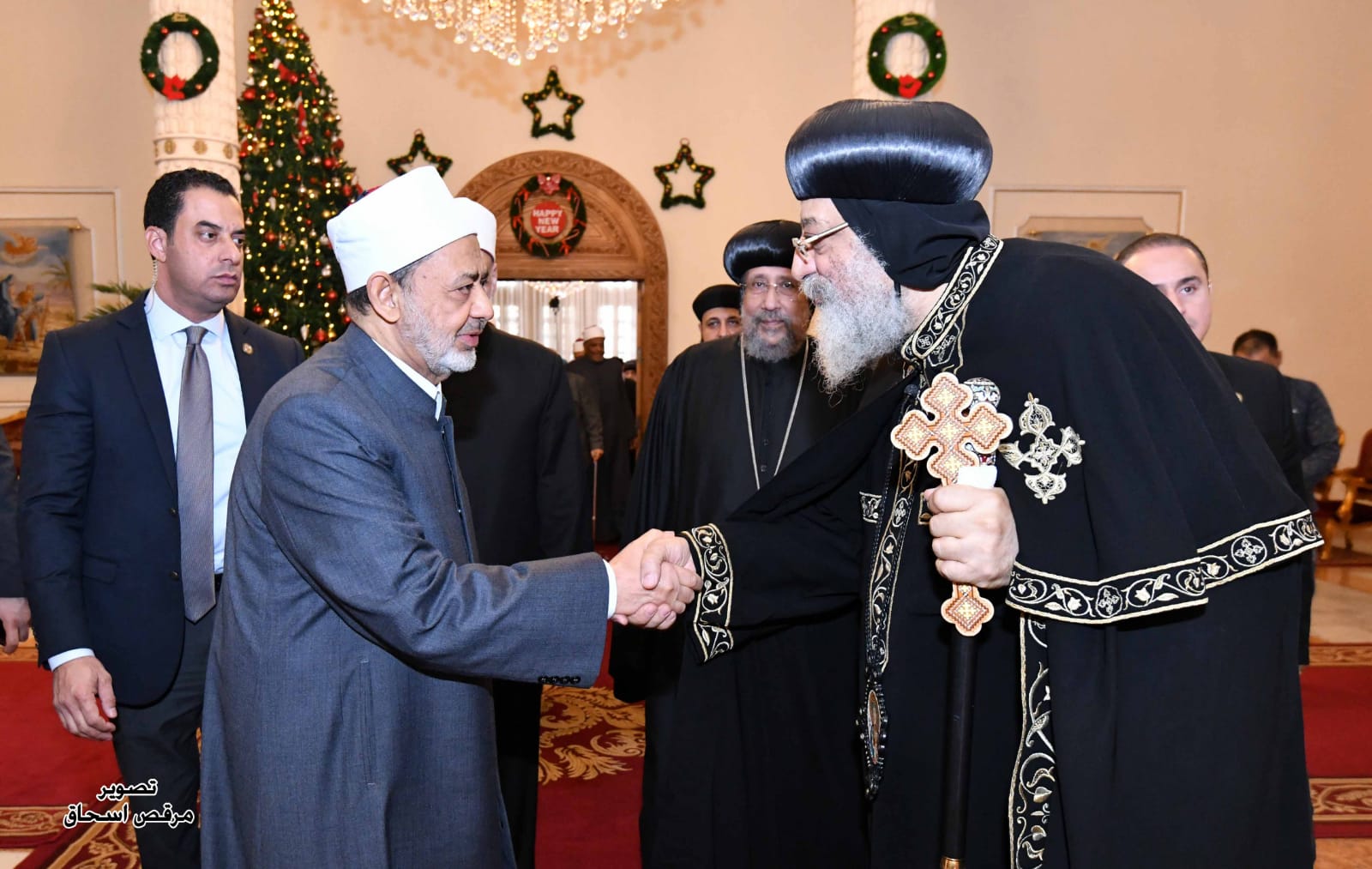 البابا تواضروس الثاني يهنئ شيخ الأزهر الشريف بعيد الفطر المبارك2023 2 البابا تواضروس الثاني يهنئ شيخ الأزهر