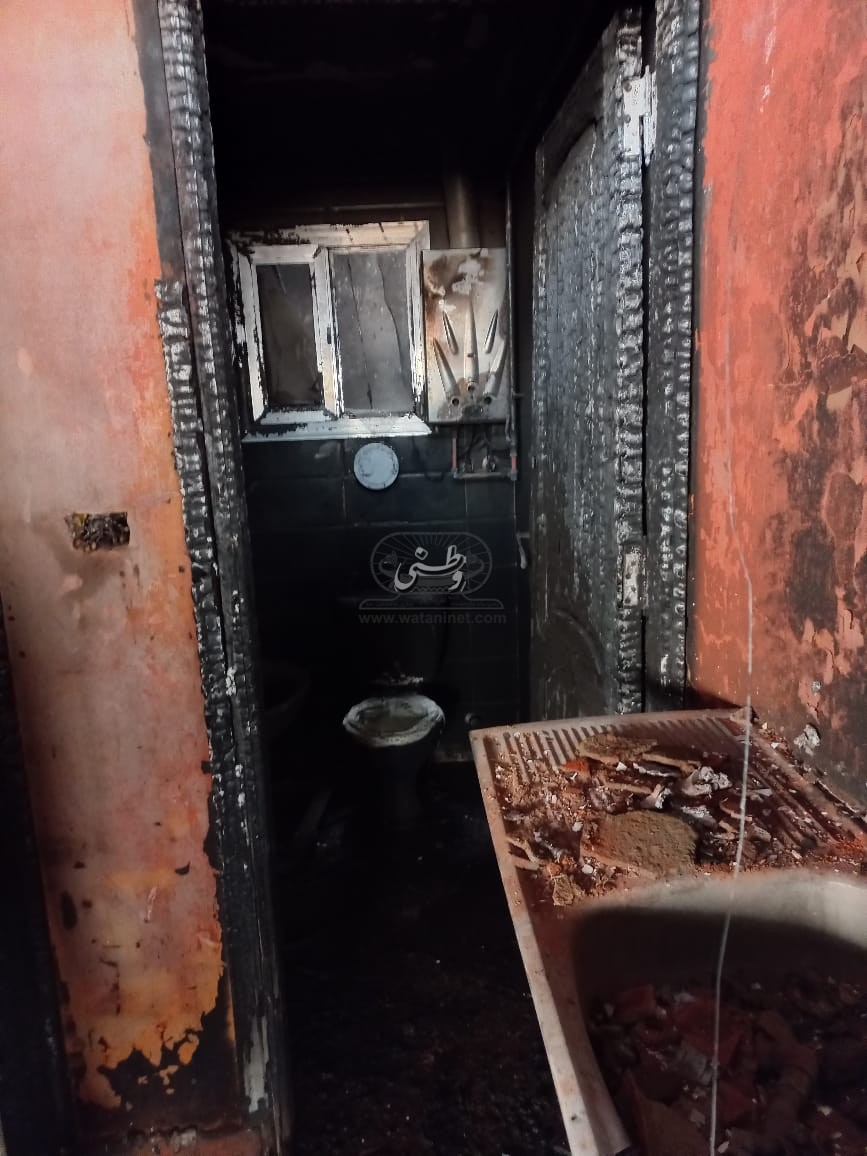 صور خسائر حريق كنيسة العذراء بالزاوية