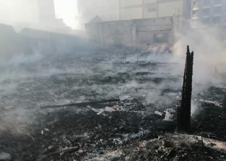 شاهد بالفيديو الدمار الهائل بـ كنيسة ديروط والحزن يخيم على الاقباط 1 p55Ec 45