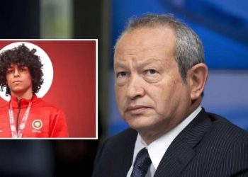 رجل الأعمال نجيب ساويرس يوجه رسالة الى أحمد بغدودة بطل المصارعة