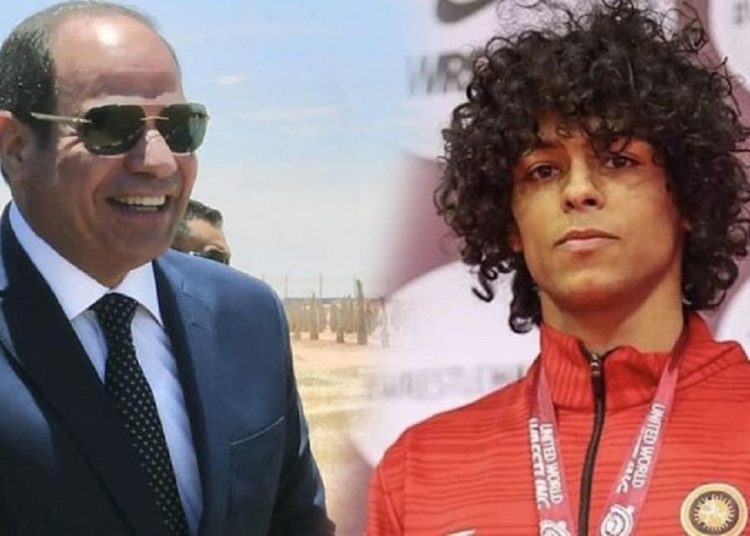 توجيهات الرئيس السيسي بشأن المصارع أحمد بغدودة والتنفيذ فورا 1 رسالة من المصارع أحمد بغدودة الى الرئيس السيسي