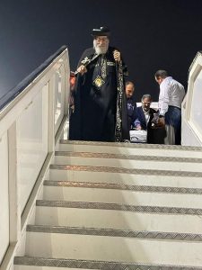 بالصور بعد زيارة رعوية استمرت 13 يوم البابا تواضروس يعود إلى أرض الوطن 3 قداسة البابا تواضروس