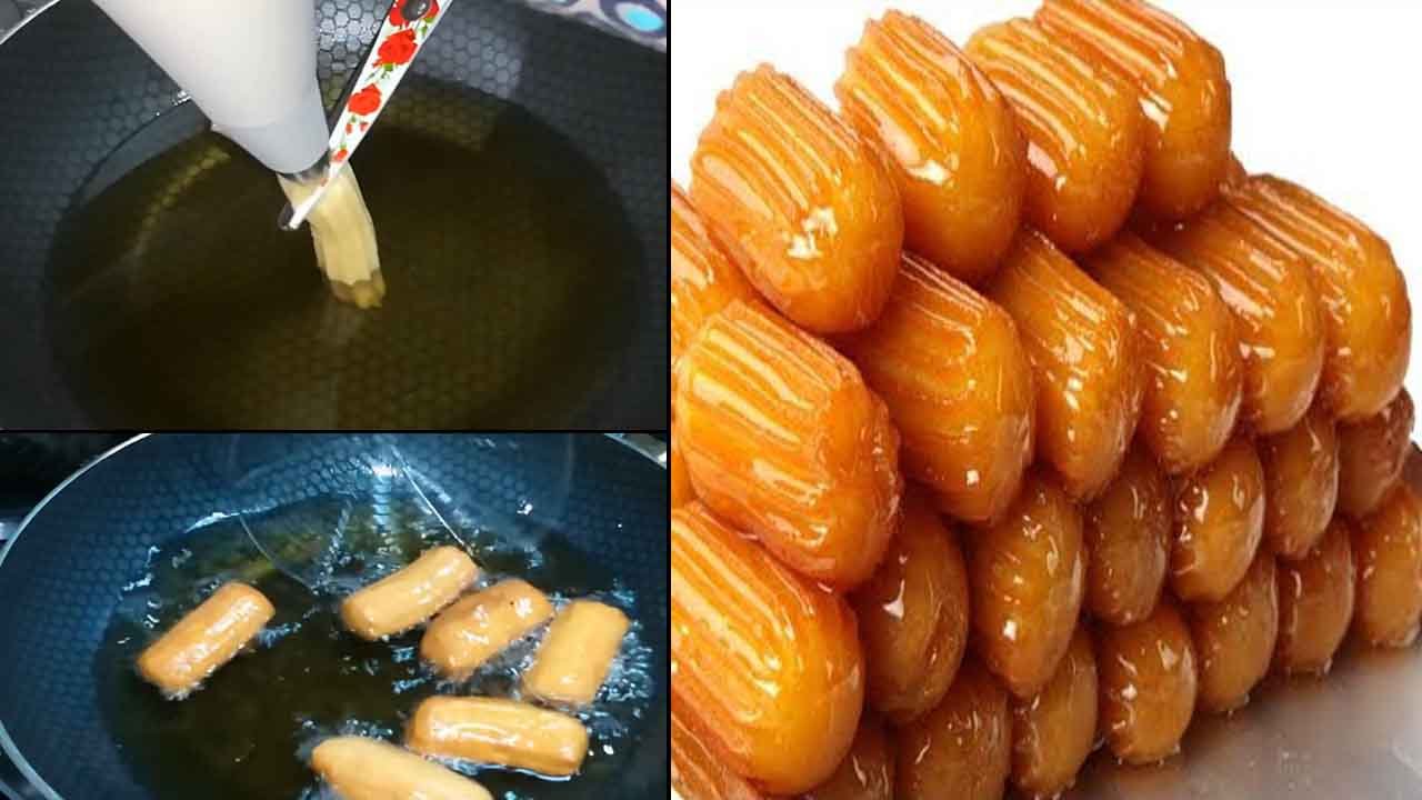 بأقل التكاليف طريقة عمل بلح الشام في المنزل وأحلى من الجاهز 4 bal7 sham la