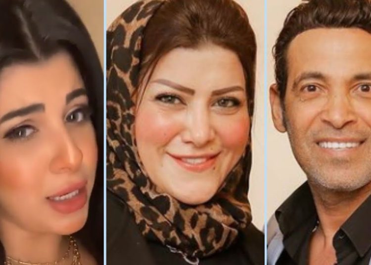 عاجل أول صور لأقتحام سعد الصغير وزوجته منزل طليقته والتعدي عليها 1 sa3d el s la