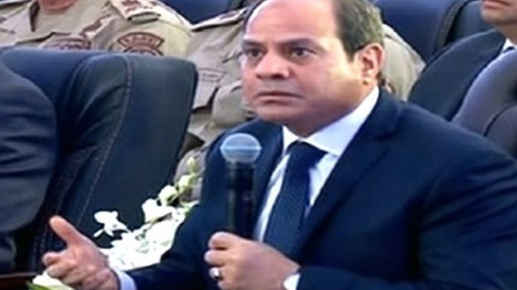 تصريحات الرئيس السيسي للمصريين