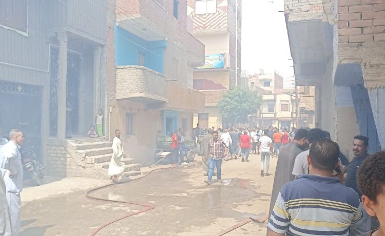 دير الانبا بولا ببنى سويف يصدر بيان عاجل بشان حريق فى منطقة حى مارى مينا 1 دير الانبا بولا يصدر بيان عاجل
