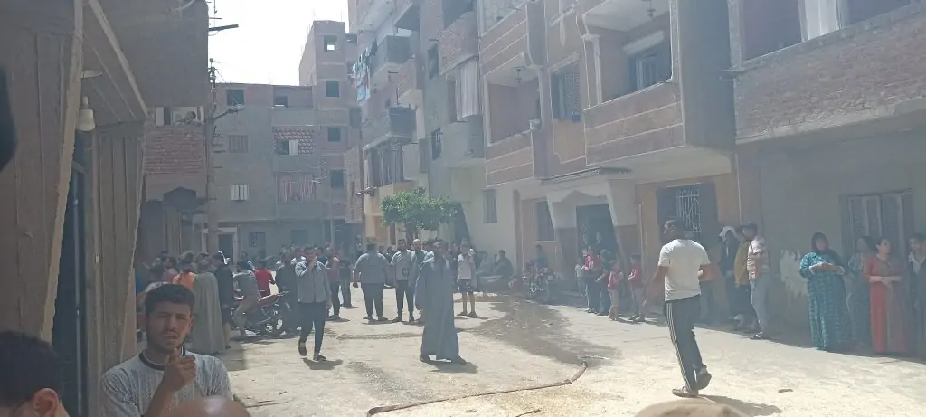 دير الانبا بولا ببنى سويف يصدر بيان عاجل بشان حريق فى منطقة حى مارى مينا 2 دير الانبا بولا يصدر بيان عاجل