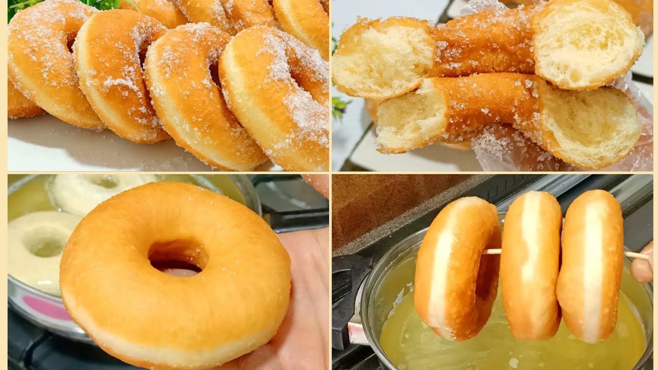أعملي الدونتس سهل في البيت أوفر و أحلى من الجاهز 2 donats llar