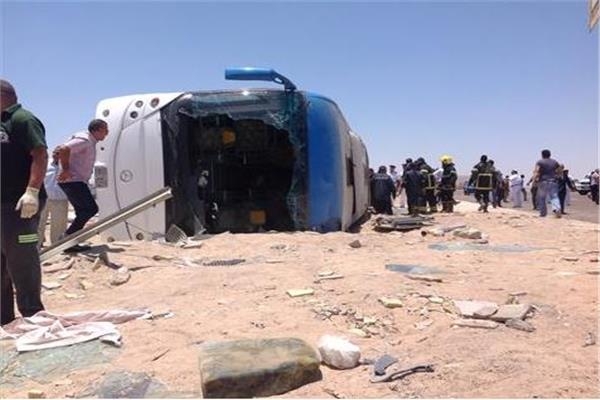 تفاصيل واقعة أتوبيس الكريمات والعناية الإلهية تنقذ الركاب 1 حادث أتوبيس الكريمات