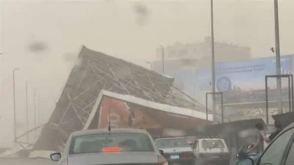 النيابة العامة تفجر مفاجأة صادمة في واقعة إنهيار لافتة كوبري أكتوبر 2 حادثة كوبري 6 أكتوبر 1