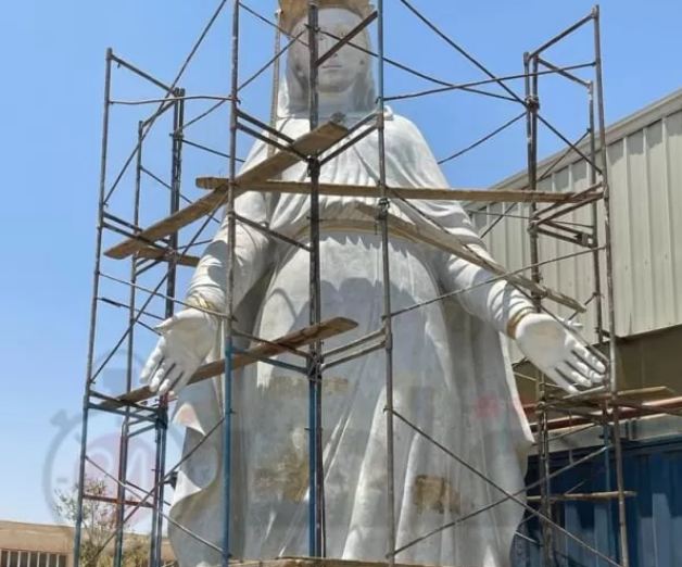 أكبر تمثال لـ السيدة العذراء مريم في مصر شاهد بالصور أين يوضع 3 1 39