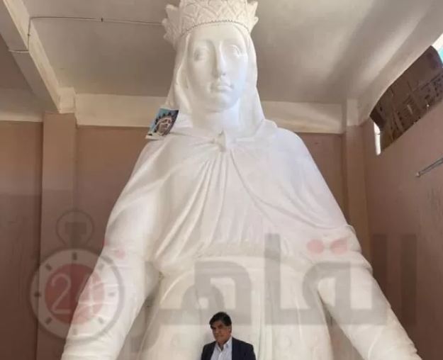 أكبر تمثال لـ السيدة العذراء مريم في مصر شاهد بالصور أين يوضع 4 2 31