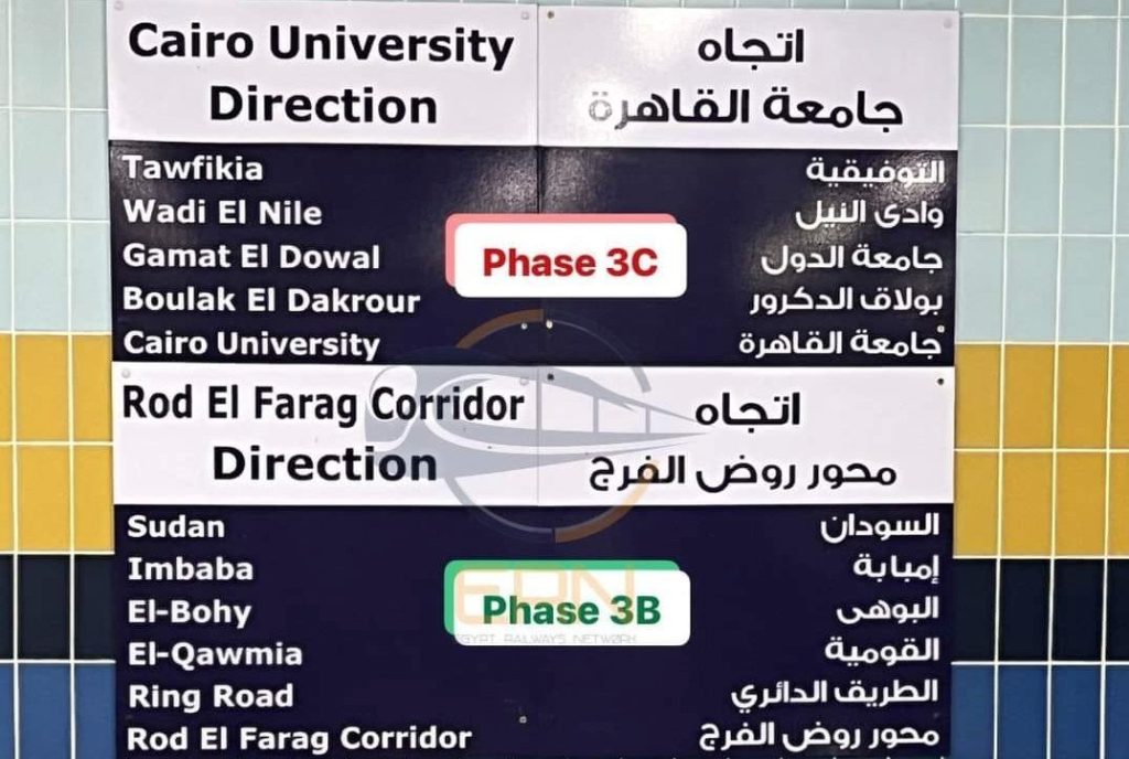 6 محطات مترو جديدة للخط الثالث ننشر موعد التشغيل 4 محطات مترو جديدة