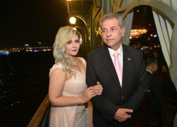 رسالة توفيق عكاشة وزوجته حياة الدرديري لوزارة الداخلية عقب بعد سرقة منزله
