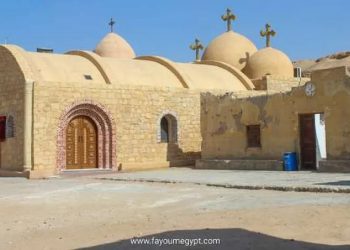 تعرف على دير الملاك غبريال بجبل النقلون بالتزامن مع رسامه رهبان اليوم