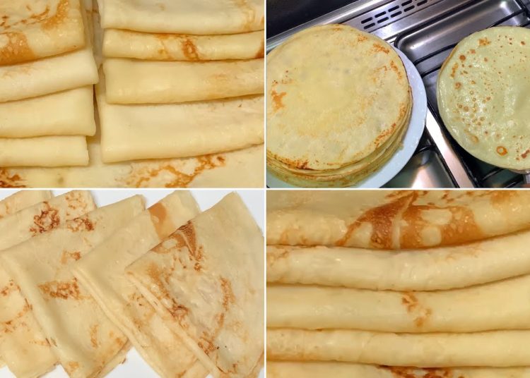 خطوات عمل عيش الكريب في المنزل بأقل التكاليف وزي المحلات 1 3esh crep