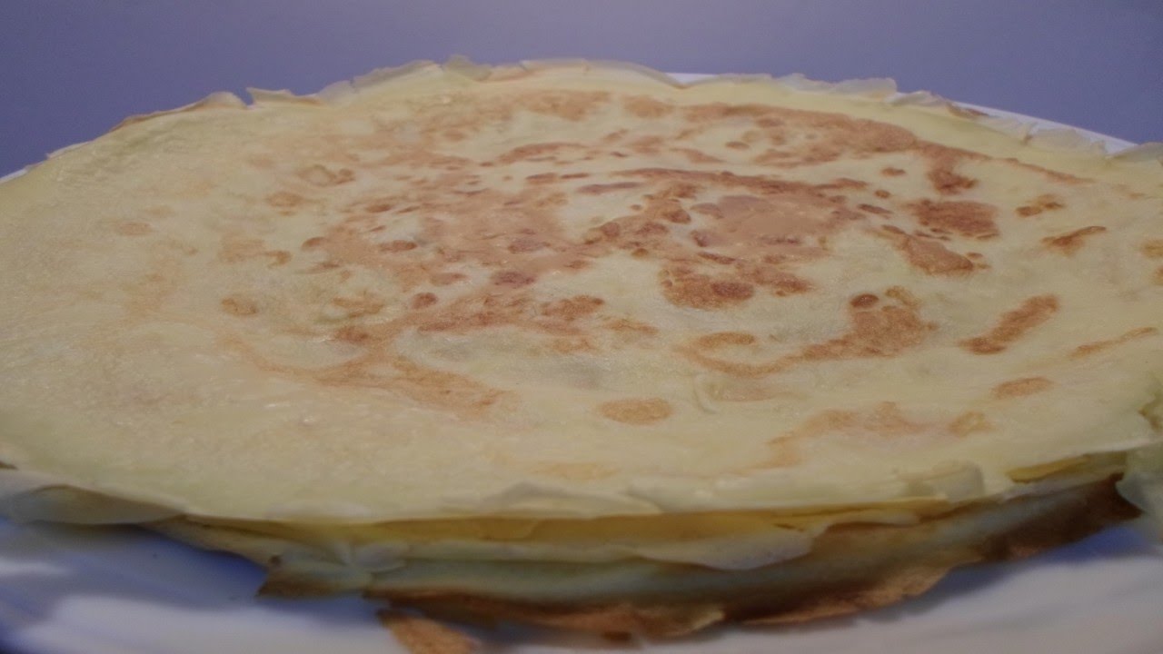 خطوات عمل عيش الكريب في المنزل بأقل التكاليف وزي المحلات 2 مكونات عمل عيش الكريب